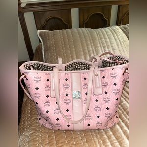 Pink MCM Tote bag